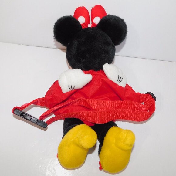Vintage Disney World Minnie Mouse Plush kids Fanny Pack waist belt bum Bag - Picture 4 of 6